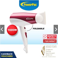 PowerPac Turbo Hair Dryer with cool air 1600W (PPH1600)