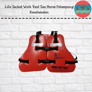 Life Jacket Work Vest Sea Horse Safety Buoy