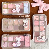 眼影盘多色哑光无废色 JILL LEEN Eyeshadow Disc Versatile All-Round Disc Glitter Velvet Matte Daily