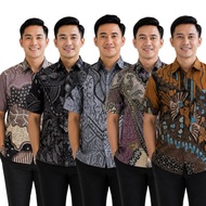 [M’sia Ready Stock] Kemeja Batik Lelaki Slimfit | Design Eksklusif | Sejuk & Tak Panas | Kain Poly M