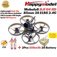 Happymodel Mobula8 O4 DJI 2S 85mm CrazyF405HD ELRS V3.0 Digital HD Micro Whoop +RadioMaster Pocket B