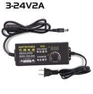 Điều Chỉnh 110V-220V AC Sang DC 3V-12V 3V-24V 9V-24V Bộ Chuyển Đổi Đa Năng Với Điện Áp Hiển Thị Bộ N