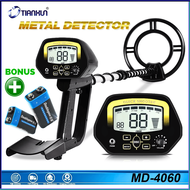 BERGARANSI TIANXUN alat Pendeteksi emas dan Logam Metal Gold Silver Detector Finder 9V MD4060 / dete