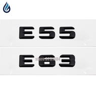 Trunk Lid Rear Emblem Badge Chrome Letters E 55 E 63 For Mercedes Benz AMG W115 W123 W124 W210 W211 