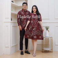 Burgundy couple batik dress, burgundy party dress, SML XL XXL 3XL 4XL