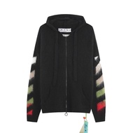 OFF-WHITE 馬海毛圓領毛衣 男女同款寬鬆版型