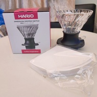 全新現貨 HARIO 浸漬式濾杯 附40張濾紙 (聰明濾杯) Immersion Dripper SWITCH SSD-200-B
（尚有Kalita 咖啡用具，歡迎選購）