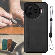 Luxury Leather Case For Tecno Camon 30 Pro 5G/CL8 with Adjustable Phone Lanyard