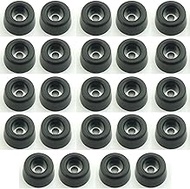 Adam Hall Hardware 4903 M24 AH Set of 24 Rubber Feet 20 x 9 mm Black in Bag