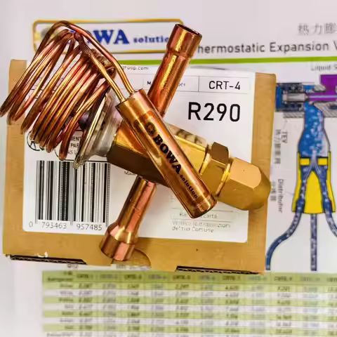8,000 Btu R290 Mechanic TEV Prevents the Flooding of the Refrigerant to the Compressor Ensuring That