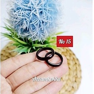Round ring blackPOLOS size 15 kokka kaukah