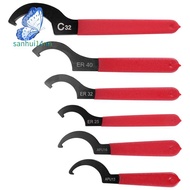 6 Pieces Spanner Wrench Set Adjustable Coilover Wrench Spanners Hook Wrenches Tools Coilover Wrench 
