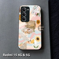 Redmi 15 Case - Redmi 15 4G & 5G Glass Softcase - Xiaomi Redmi 15 Casing - Silicone For Redmi 15 5G 