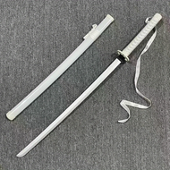 {tygkjgk} 40inch Rukia White Katana Original Samurai Sabre Bleach Anime Sword Cosplay Prop Real Size