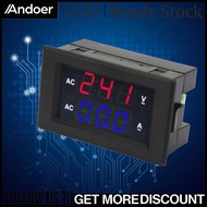 Andoer AC Voltmeter Dual Meter Ampere Meter for Industry Home