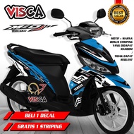 【Beli 1 Gratis 1】Decal Mio J Full Body - Stiker Mio J Variasi Full Body - Striping Mio J Variasi Ker