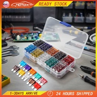 MOTOX 100 micro fuse blades with clip for vehicles, cars, trucks,2A 3A 5A 7.5A 10A 15A 20A 25A 30A 3