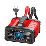 Genuine Foxsur 12v -24v -200ah Battery Charger - Automatic Shutoff, Fast Charging, Battery Recovery 