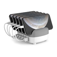 ORICO แท่นที่ชาร์จ USB 5พอร์ตพร้อมตัวยึด40W สายยูเอสบีฟรีชาร์จ5V2.4A สำหรับ Iphone Samsung Xiaomi แท