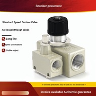 Speed Control Valve AS2000-01-02 One-Way Throttle AS4000-02-03-04 Large Flow Speed Regulation Limit
