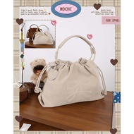 [AVAILABLE] Cute 8angles Mochi Dumpling Shoulder Bag 13inch Fits Ipad Drawstring Lock with Crossbody