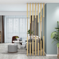 Punch-free wrought iron partition screen partition column living room to block partition divider roo