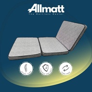 ALLMATT 3Fold Single Mattress/ Foldable Mattress Single/ Single Tri Fold Mattress/ Travel Mattress/ 