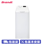 BRANDT白朗 BT653MA 6.5公斤 1300轉 上置式洗衣機 39分鐘A級潔淨洗衣程式 25分鐘快速程式