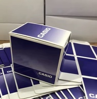 กล่องนาฬิกา Casio สีน้ำเงิน กล่องกระดาษ กล่องCasioหมอน/ กล่องน้ำเงินฝาเปิด/กล่องสไลด์/กล่อง CASIOกล่องกระดาษยข องแท้ 100%