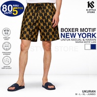 New York Shorts NY Motif 80 Thousand 5 Pcs Lotto Material Premium Printing Screen Printing