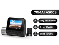 70mai A500s Dash Cam Pro Plus+ Built-in GPS Car Recorder 1944P Dual Record A500 Night Vision ADAS Parking Mode App Access | Official 70MAI 1 Year Warranty