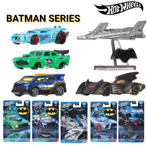 2026 Hot Wheels HDG89 Silver Series Batman Batmobile Batwing Series Alloy Car Model Die-Cast Batman 