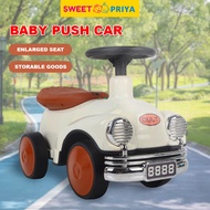 Push Baby Car& Music& Light 4 Wheels Ride On Toy Car Kereta Mainan Budak /With Storage FunctionKeret