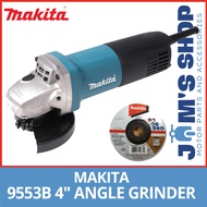 MAKITA Original Angle Grinder 4" 710W 9553B With Grinding Disc