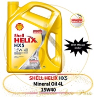 (100% ORIGINAL) SHELL HELIX ENGINE OIL UNTUK PASARAN MALAYSIA 0W20 0W30 0W40 5W40 5W30 10W40 10W30 1