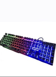未使用 MARAH 懸浮式機械手感 鍵盤 電競鍵盤 LED發光 筆電鍵盤 電腦鍵盤 注音鍵盤 倉頡 keybord
