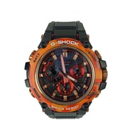卡西歐 G-SHOCK 40 週年紀念版烈酒 MT-G MTG-B3000 系列 MTG-B3000FR-1AJR 黑色不銹鋼樹脂男士太陽能電波手錶