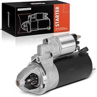 A-Premium Starter Motor Compatible with BMW 745i 2002-2003, 745Li 2002-2003, 4.4L, 12V 1.8KW 9-Teeth