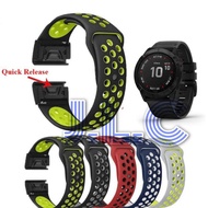 Garmin Fenix 6X Pro Solar Strap Watch Band Nike Volt Quick Fit Easy Fit Connector Watch Strap