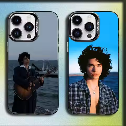 Conan W-Wishbone Singer Gray Phone Case For iPhone 14,17,15,Mini,Pro,SE,13,12,11,16,MAX,Black Matte 