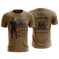 FRONTLINER ARMY FIGHT COVID-19 MICROFIBER TSHIRT JERSEY