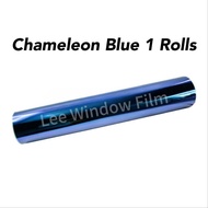 【5x100FT】1 ROLL Chameleon RED/BLUE IRR 95% 2PLY Tinted/Car Tinted High Quality Uv 99% New Model Tint