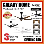 ALPHA COSA XPRESS LED / NON LED  54"& 40'' REMOTE CEILING FAN 4 SPEED