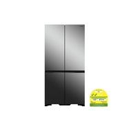 [BULKY] HITACHI R-WB780VMS3X MIRROR 574L 4 DOOR FRENCH BOTTOM FREEZER FRIDGE ENERGY LABEL: 2 TICKS 1 YEAR WARRANTY BY HITACHI