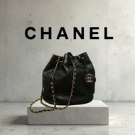🔥年終狂降🔥【限時降價只到12/31（原55,800）】㊣✨CHANEL✨香奈兒 黑色 老香 小香 Vintage 雙C 多背法 水桶包 肩背包/二手包/二手精品🌳二手樹屋🌳