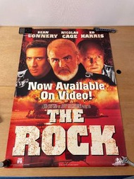 原裝 電影 錄影帶 poster THE ROCK 石破天驚 約 80 x 55 cm
