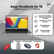 Asus VivoBook Go 15 [E1504F-ABQ770WS/E1504F-ABQ771WS/E1504F-ABQ772WS] 15.6'' FHD Laptop (R3-7320U, 8