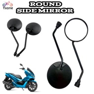 Honda Tmx Alpha 125 Circle Long Stem Motorcycle Side Mirror Motorcycle Parts Accessories Round Side Mirror