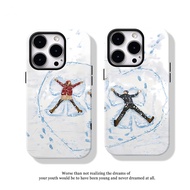 Snow Couple Suitable for Apple 17/16pro Phone Case iPhone15/13promax Boys Girls 14/12/7/8plus Love 1