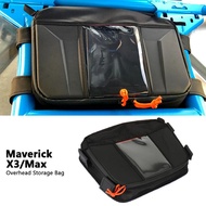 UTV Accessories Waterproof Overhead Storage Bag Car Organizers Bag For Can-Am Maverick X3 Max MAVERI